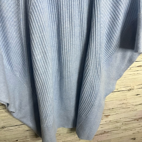 Vineyard vines blue short sleeve poncho cape sweater oversized size xs - Picture 5 of 6